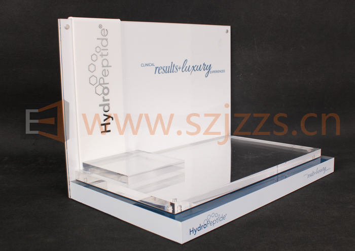精致展示為HydroPeptide品牌定制生產(chǎn)的RP006886護(hù)膚品展示架