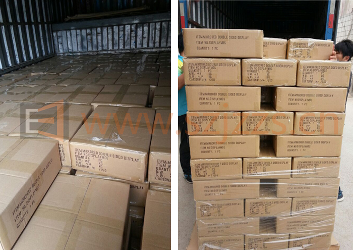 RP006886護(hù)膚品展示架裝車發(fā)貨