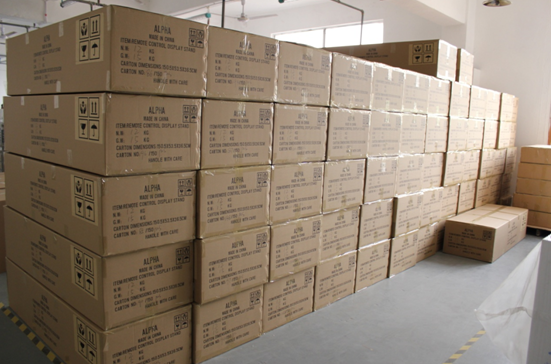 展示架已包裝好準(zhǔn)備出貨