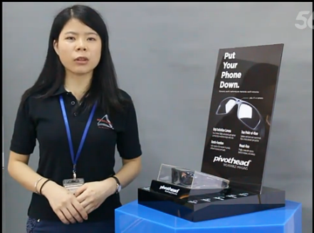 Pivothead Smart品牌智能眼鏡展示架設計及加工工藝視頻介紹