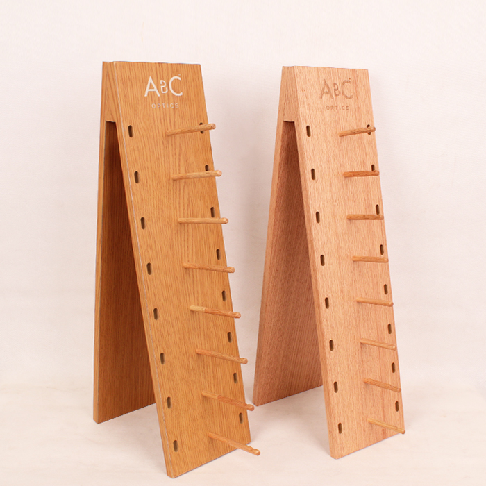 木制臺(tái)面眼鏡展示架