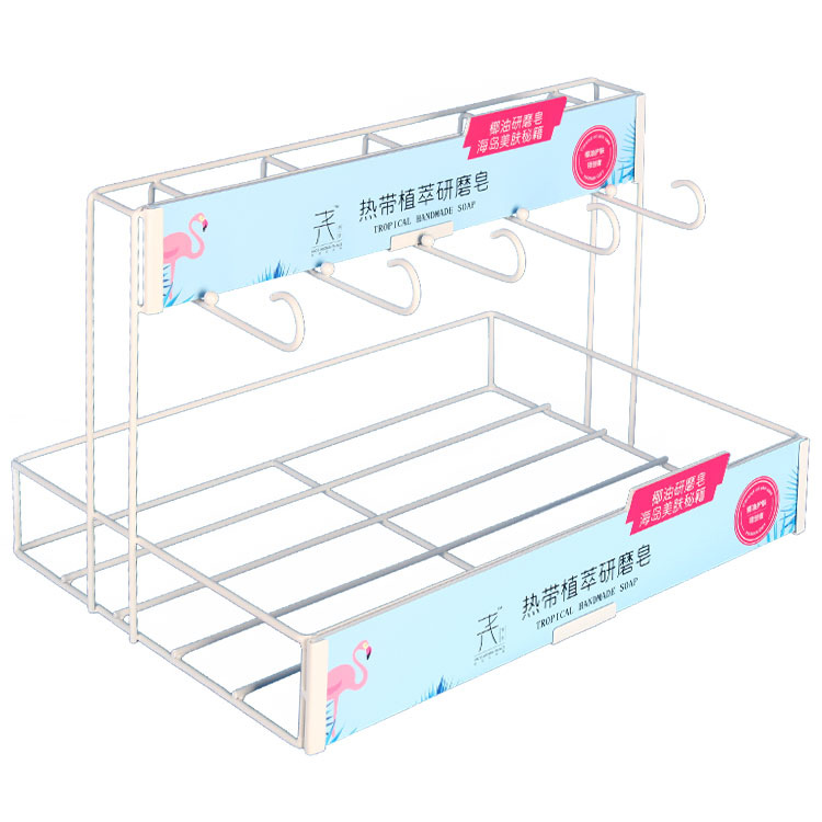 定制香皂展示架 臺(tái)面鐵絲展架 工廠量產(chǎn)批發(fā)